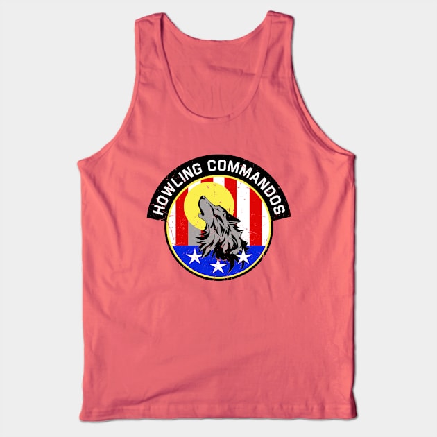 Howling Commandos Patch Tank Top by PopCultureShirts